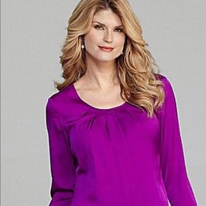 Antonio Melani Silk 3/4 Sleeve Blouse